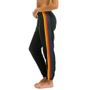 Aviator Nation 5 stripe sweatpants charcoal XS